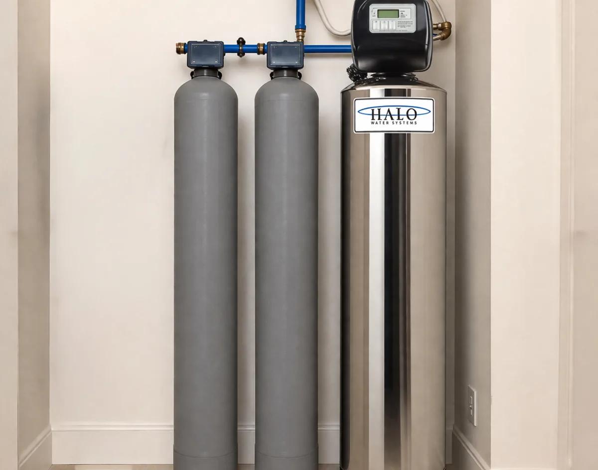Whole home water filtration system installation